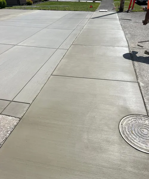 Broom Finish Driveway And City Sidewalk Replacement in Enumclaw 